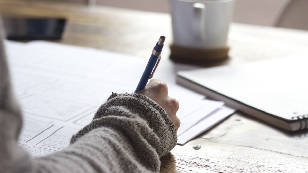 Start with pen and paper — your best design tool is still a sketch and a clear idea